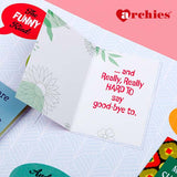 ARCHIES Original Aesthetic Farewell Greeting Card with Cute notes