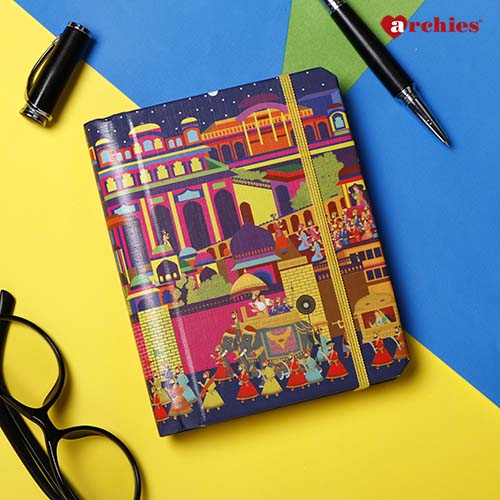 Royal City Themed Exercise Book with Elastic
