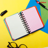 Funky Owl Themed Exercise Book with Elastic