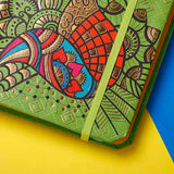 Cat Illustration Exercise Book with Elastic