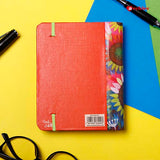 Floral Pattern Exercise Book with Elastic