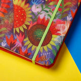 Floral Pattern Exercise Book with Elastic