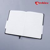 Archies Premium Corporate Notebook with elastic Black