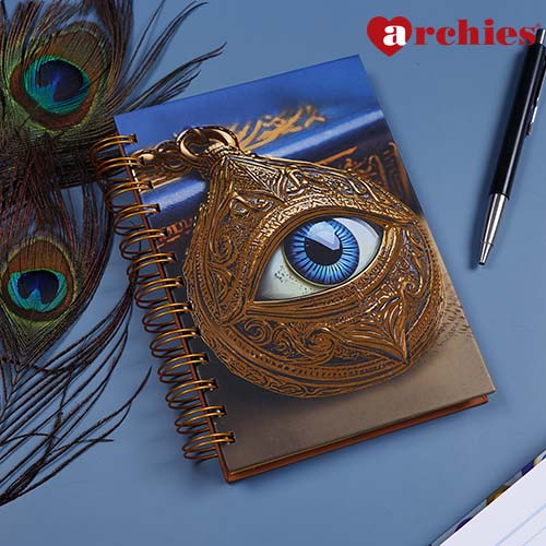 Guardian Protector Evil Eye Spiral Journal