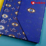 Beautiful Evil Eye Printed Notebook with Magnetic Closure