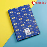 Beautiful Evil Eye Printed Notebook with Magnetic Closure