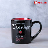 World's Best Teacher Mug Black