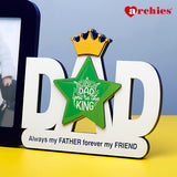 Dad You are My King Wooden Photo Frame LED
