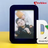 Dad You are My King Wooden Photo Frame LED