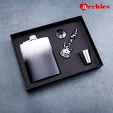 Matt Finish Hip Flask Gift Set