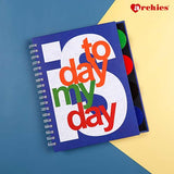 Is Today My Day Spiral Notebook Blue