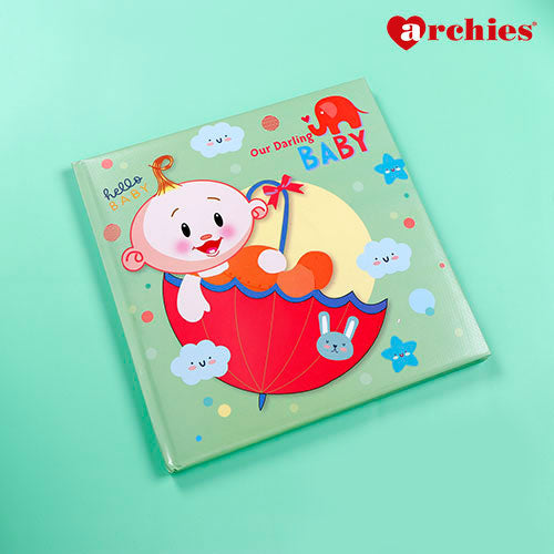 Our Darling Baby Album in Green