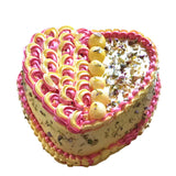 Heart Shape rasmalai Cream cake