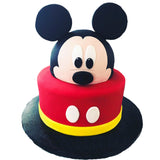 Micky Face Fondant Cake