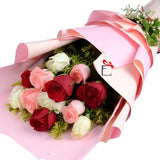 Flowers Bouquet with Truffle Cake