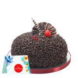 Yellow Blooms with Chocochips Cake