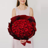 Red Kisses Smiling Bouquet