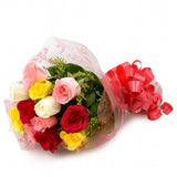 Love in Bloom Cake mixed roses with Vanila Cake