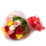 Love in Bloom Cake mixed roses with Vanila Cake