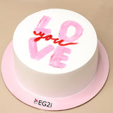 Love in Bloom Cake mixed roses with Vanila Cake