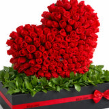 Rose of My Heart Red Roses heart shape Arrangement