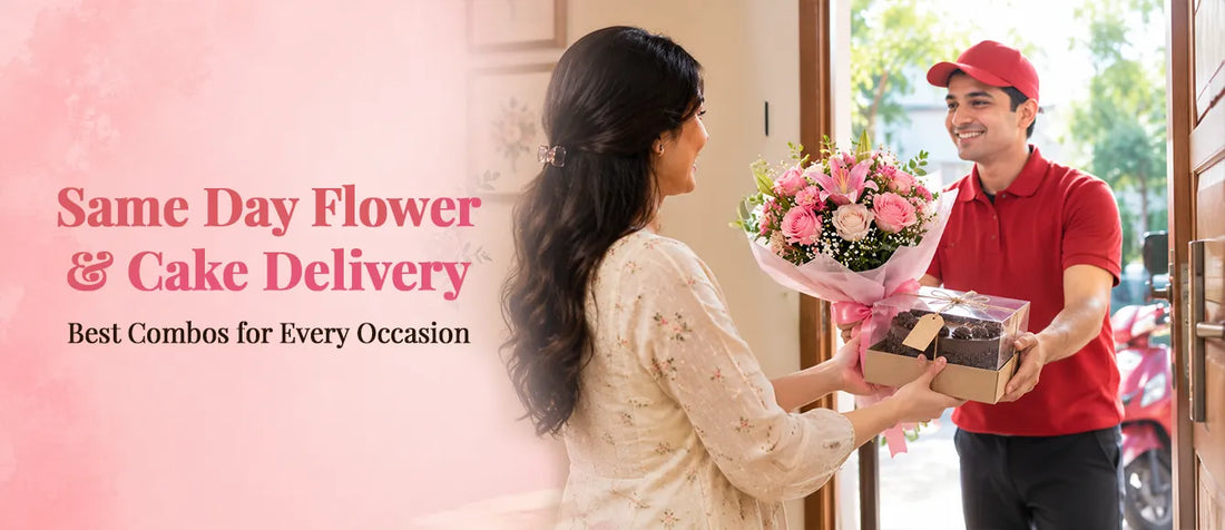 Same Day Flower and Cake Delivery