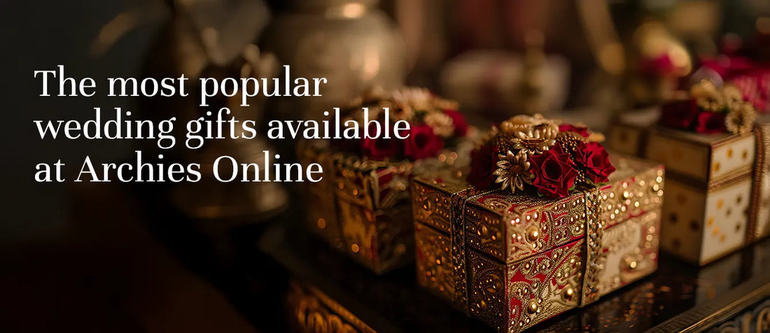 What are the most popular wedding gifts available at Archies Online?