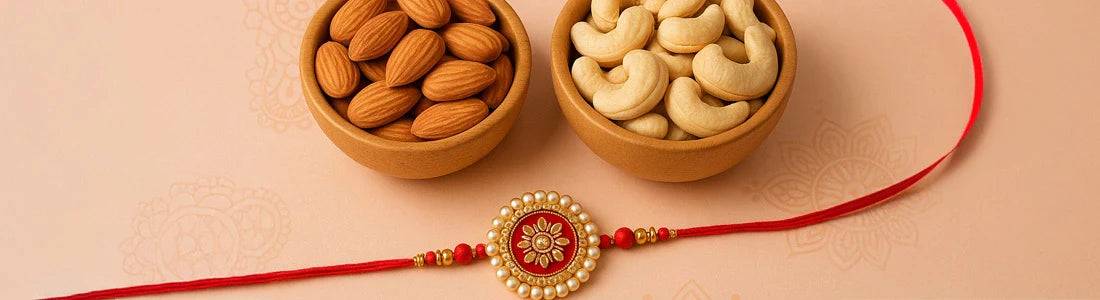 Rakhi with Dry Fruits