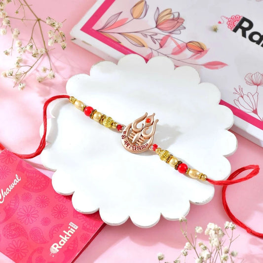 Cherished Rakhi with Kaju Katli & Toblerone Chocolate