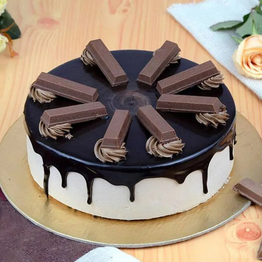 Delectable Drowning KitKat Cake