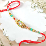 Ornate Rakhi Hamper with Almond Nuts, Cashew Nuts & Pistachio Nuts