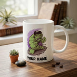 Personalized Hulk-Themed Ceramic Mug 350 ml