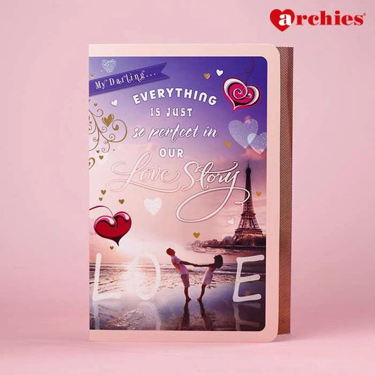 Archies Everything Is So Perfect In Our Love Story Greeting Card With Chocolate