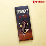 Leaf Beaded Rakhi with Hershey's Dark 'N' Rich Coffee Flavor Chocolate