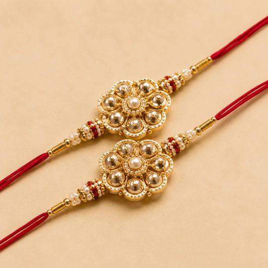 Pistachio Kaju Katli With Set Of 2 Rakhi