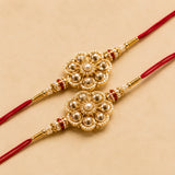 Pistachio Kaju Katli With Set Of 2 Rakhi
