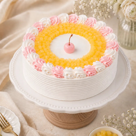 Sunshine Pineapple Fresh Cream Cake