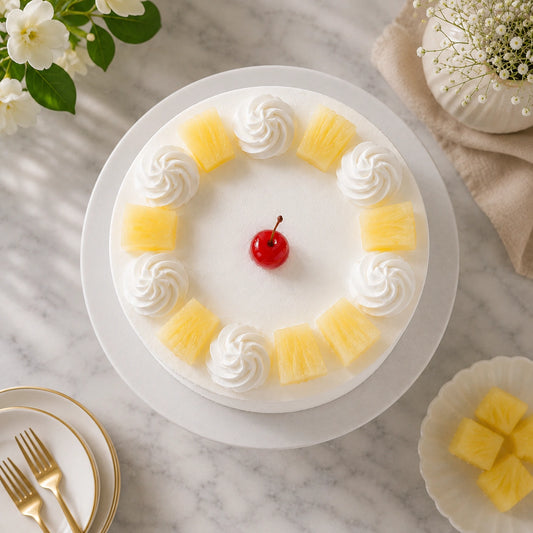 Sunshine Pineapple Fresh Cream Cake