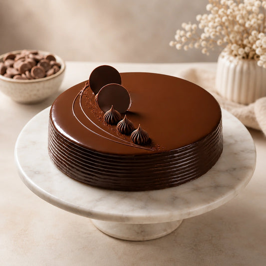 Money Plant with Eggless Chocolate Truffle Cake