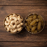 Set Of 2 Rakhi With Dry Fruits Combo
