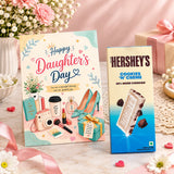 "Heartfelt Wishes" Personalized Daughter's Day Card with Hershey's Cookies 'N' Creme