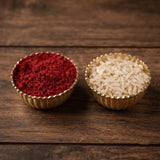 Set Of 2 Rakhi With Besan Laddoo