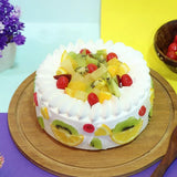 Pineapple Mix Fruit Glazed Celebration Cake