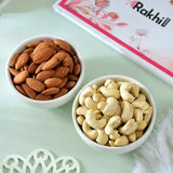 Majestic Rakhi Hamper with Ferrero Rocher, Almonds & Cashews