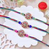Adorned Rakhi with Kaju Katli
