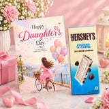 "Sweet Wishes" Personalized Daughter's Day Card with Hershey's Cookies 'N' Creme
