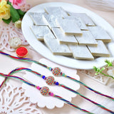 Adorned Rakhi with Kaju Katli