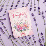 "Loving Wishes" Personalized Daughter's Day Card with Hershey's Creamy Milk