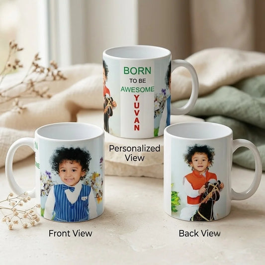 Personalized Photo Mug with Name for Kids