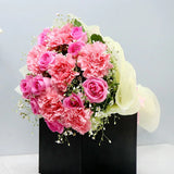Pink Roses & Carnations Feelings Bouquet